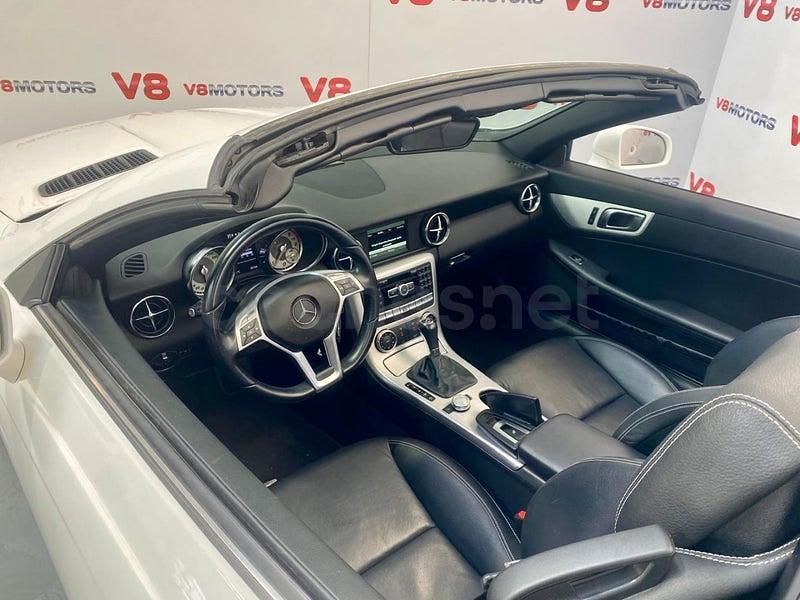 Usado Mercedes SLK250 204 CV (150 kW) 2014 Blanco Descapotable