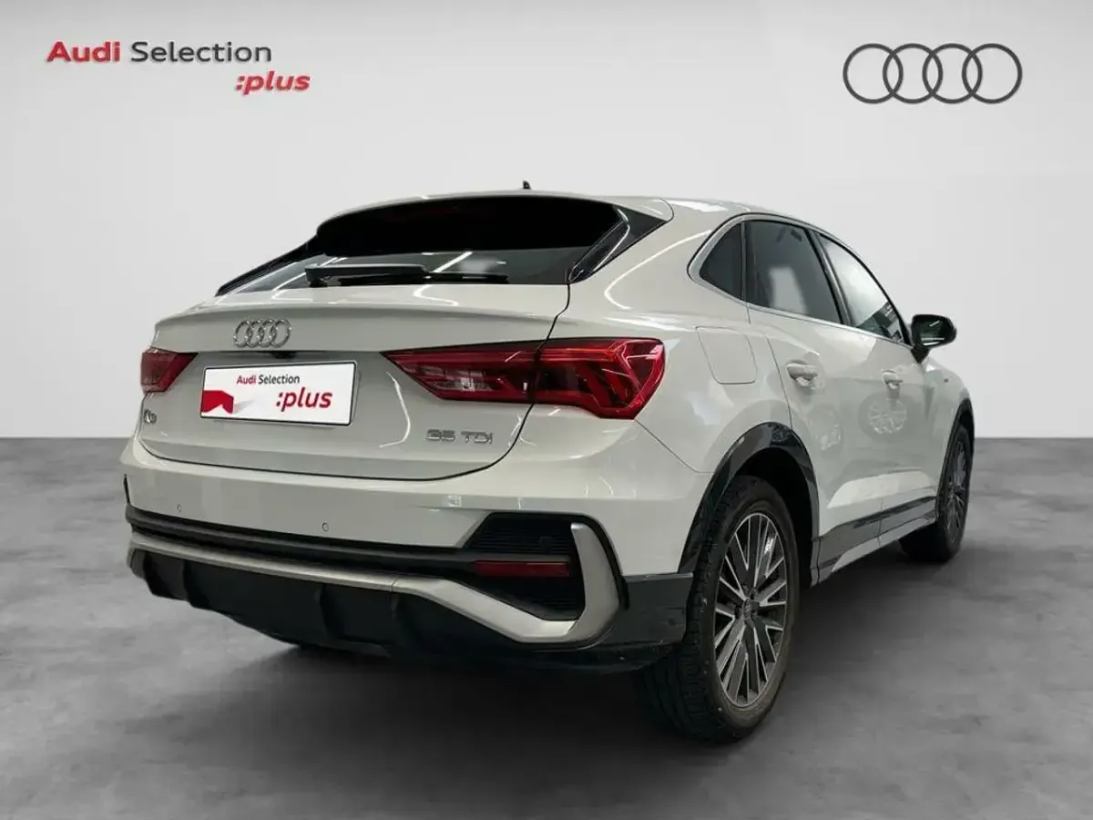 Usado Audi Q3 S-Line 150 CV (110 kW) 2021 Blanco SUV