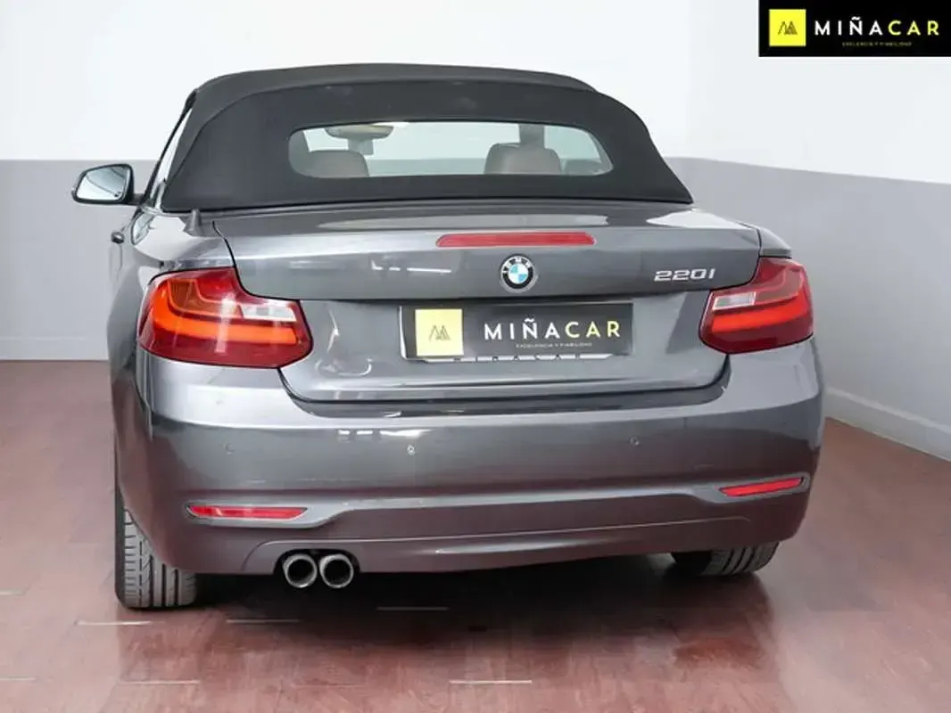 Usado BMW 220 184 CV (135 kW) 2017 Negro Descapotable