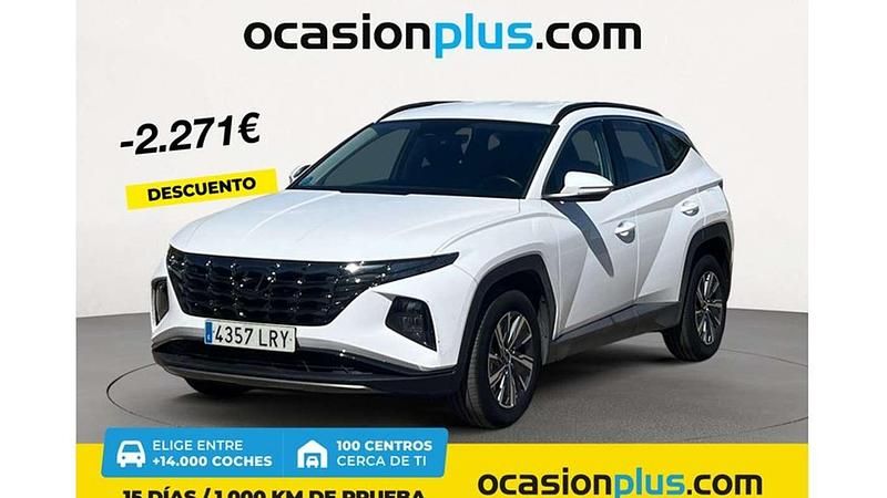Blanco Usado 2021 Hyundai Tucson SUV | 22.719 € (Buen precio) - Imagen 1/4