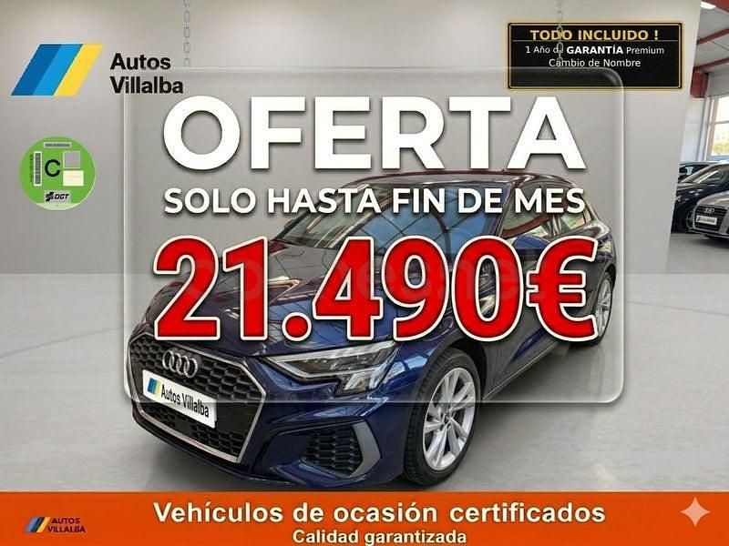Usado Audi A3 S-Line 116 CV (85 kW) 2020 Azul Berlina