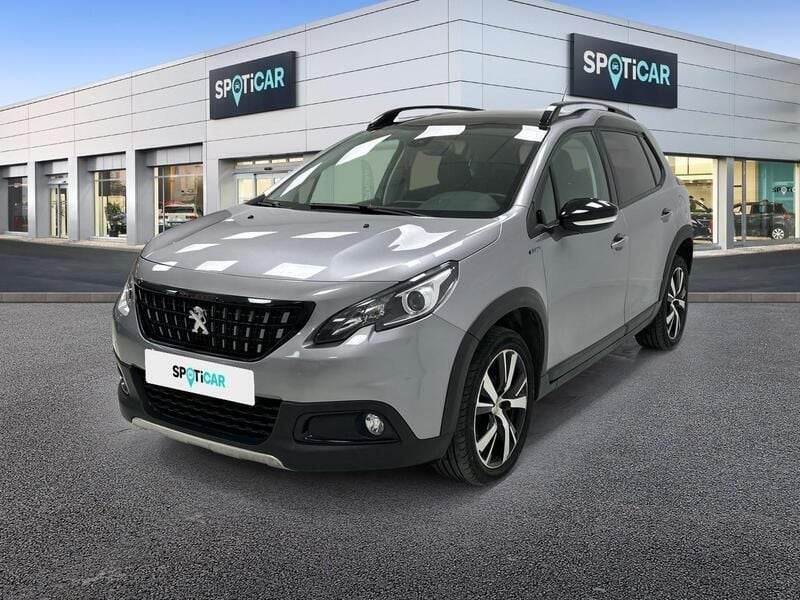 Gris Usado 2018 Peugeot 2008 GT-line SUV | 11.400 € (Buen precio) - Imagen 1/4
