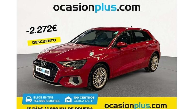 Rojo Usado 2023 Audi A3 Sportback Advanced Utilitario | 22.223 € (Buen precio) - Imagen 1/1