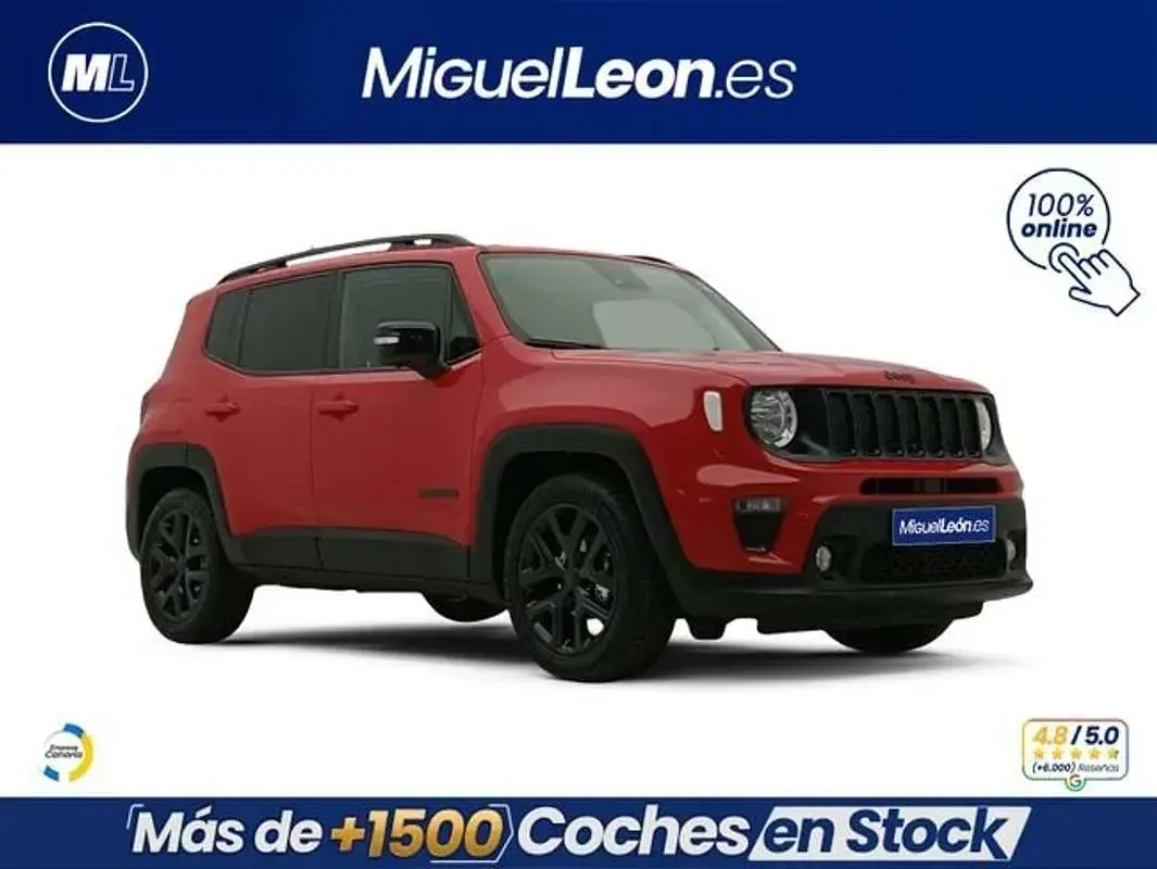 Usado Jeep Renegade Night Eagle 120 CV (88 kW) 2022 Rojo SUV