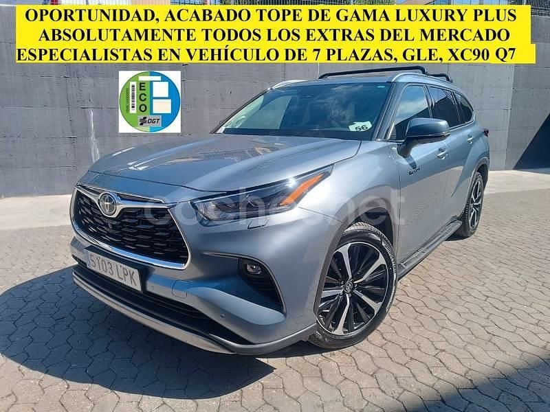 Gris / plata Usado 2021 Toyota Highlander Luxury SUV | 51.995 € - Imagen 1/4