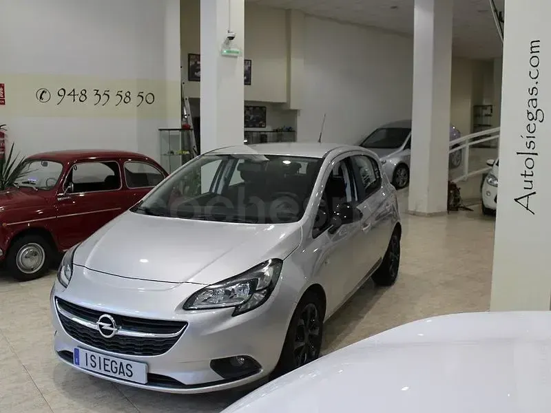 Usado Opel Corsa Selective 75 CV (55 kW) 2015 Gris / plata Utilitario