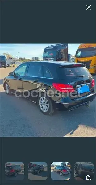Usado Mercedes B200 136 CV (100 kW) 2012 Negro Monovolumen