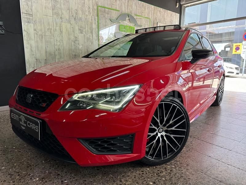Rojo Usado 2015 Cupra Leon Familiar | 21.999 € (Precio justo) - Imagen 1/4