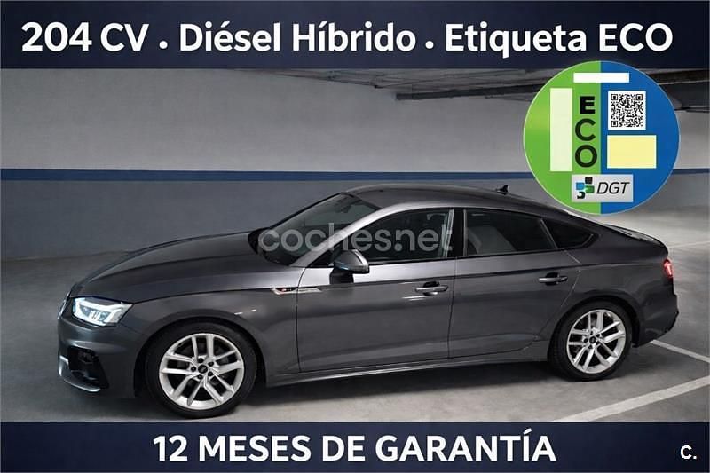 Usado Audi A5 Sportback S-Line 204 CV (150 kW) 2020 Gris / plata Utilitario
