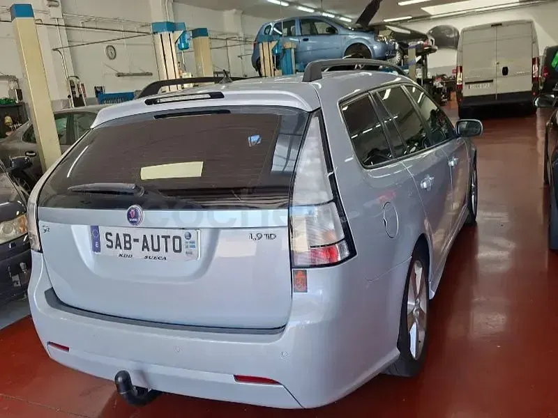 Usado Saab 9-3 Vector 150 CV (110 kW) 2008 Gris / plata Utilitario