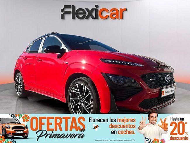 Usado Hyundai Kona N Line 120 CV (88 kW) 2021 Rojo SUV