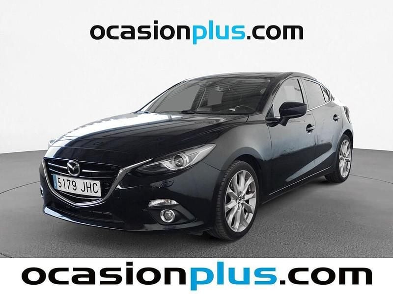 Usado Mazda 3 Luxury 150 CV (110 kW) 2015 Negro Utilitario