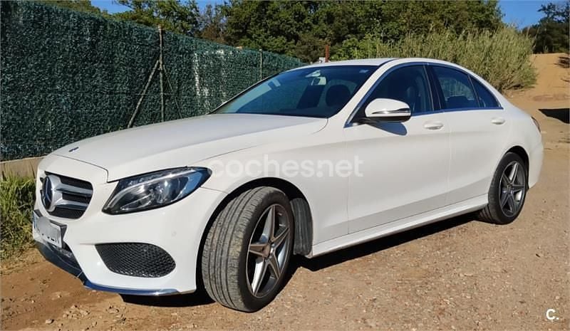 Usado Mercedes C220 AMG 170 CV (125 kW) 2016 Blanco Familiar