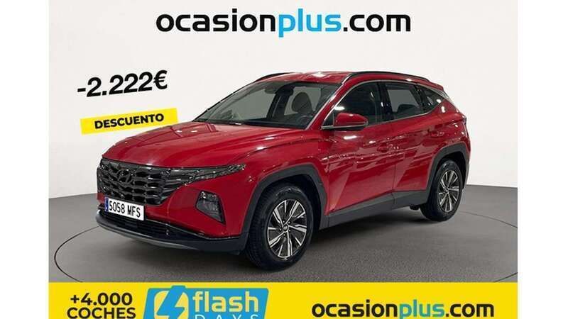 Rojo Usado 2023 Hyundai Tucson SUV | 22.228 € (Precio justo) - Imagen 1/4