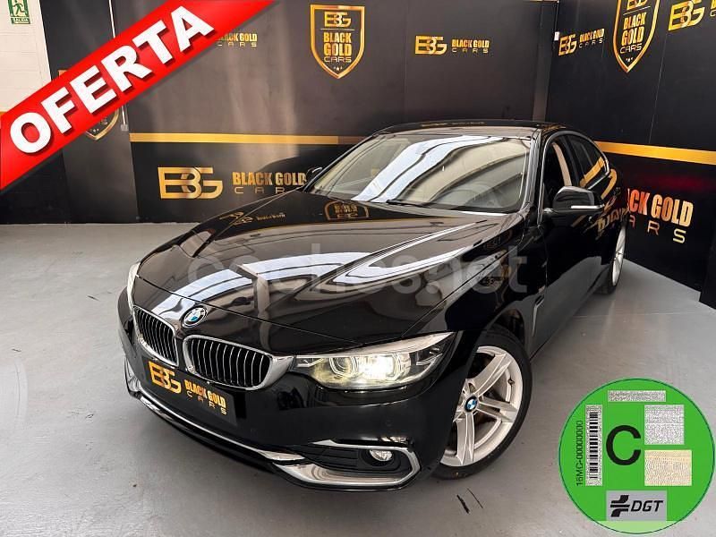 Negro Usado 2017 BMW 418 Gran Coupé Luxury Line Coupe | 20.990 € (Precio justo) - Imagen 1/4