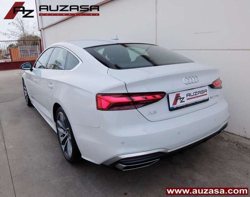 Usado Audi A5 Sportback S-Line 190 CV (139 kW) 2021 Blanco Utilitario
