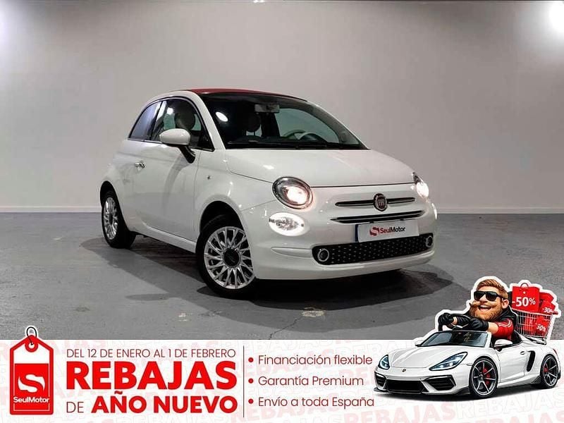 Blanco Usado 2019 Fiat 500C Lounge Descapotable | 10.990 € (Precio justo) - Imagen 1/4