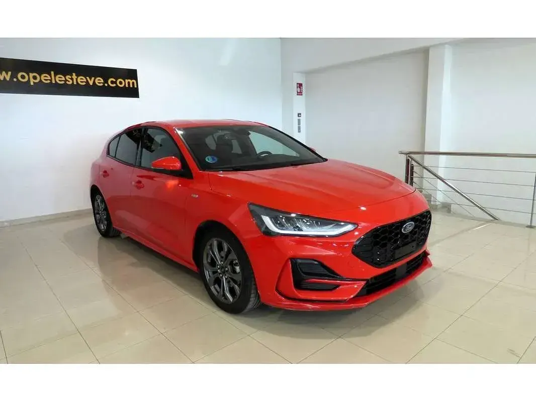 Brugt Ford Focus Active X 155 HK (114 kW) 2024 Rød Hatchback