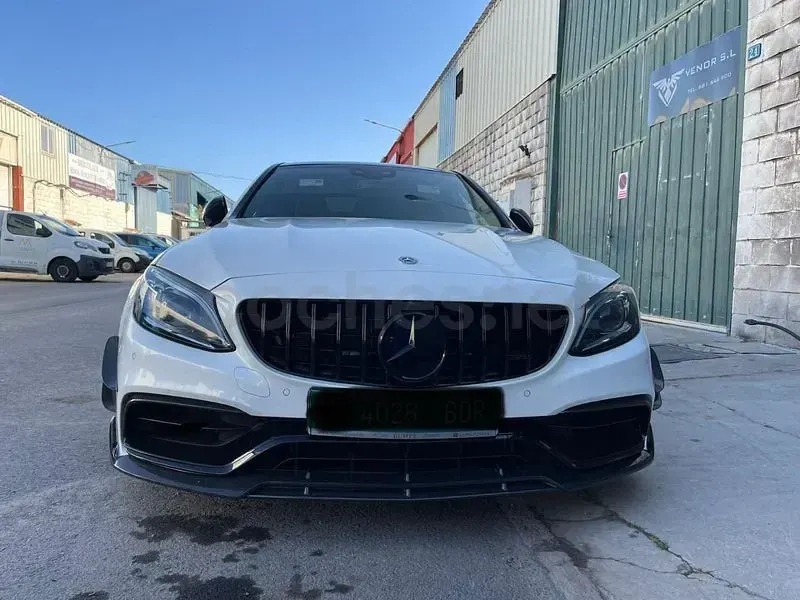 Usado Mercedes C63S AMG 510 CV (375 kW) 2019 Blanco Berlina