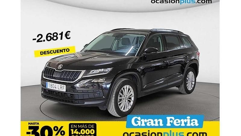 Negro Usado 2021 Skoda Kodiaq Ambition SUV | 26.819 € (Precio justo) - Imagen 1/4