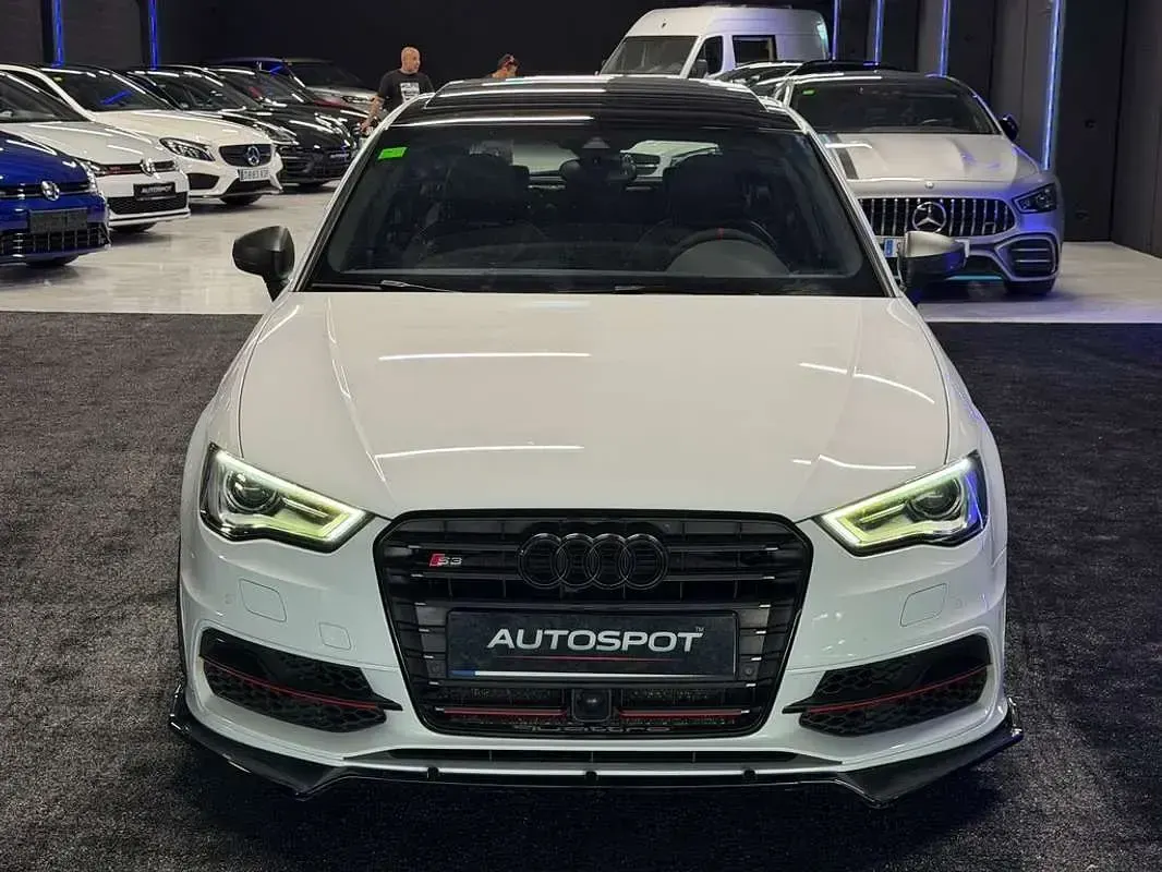 Usado Audi S3 Sportback Exclusive 300 CV (220 kW) 2015 Blanco Utilitario