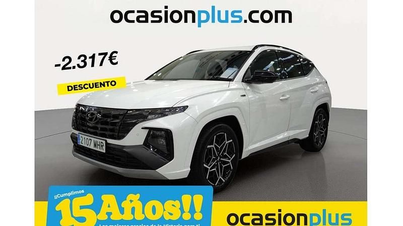 Blanco Usado 2023 Hyundai Tucson N Line SUV | 22.046 € (Un poco caro) - Imagen 1/4