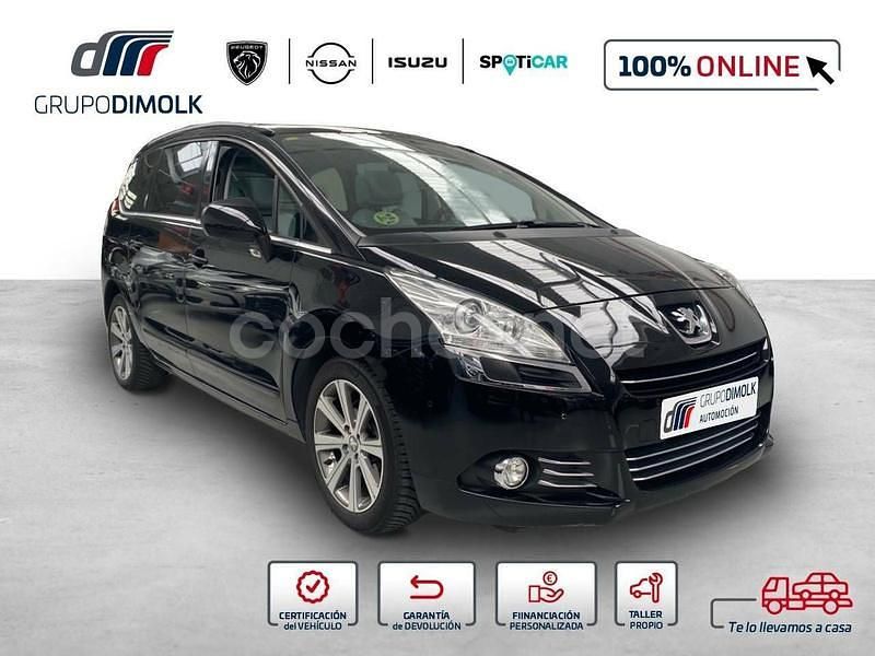 Usado Peugeot 5008 Allure 163 CV (119 kW) 2011 Negro Monovolumen