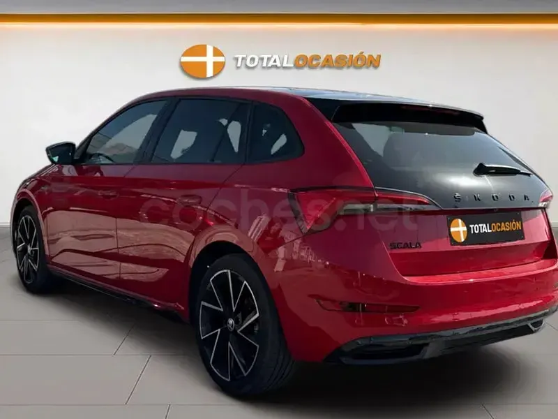 Usado Skoda Scala Monte Carlo 150 CV (110 kW) 2021 Rojo Utilitario