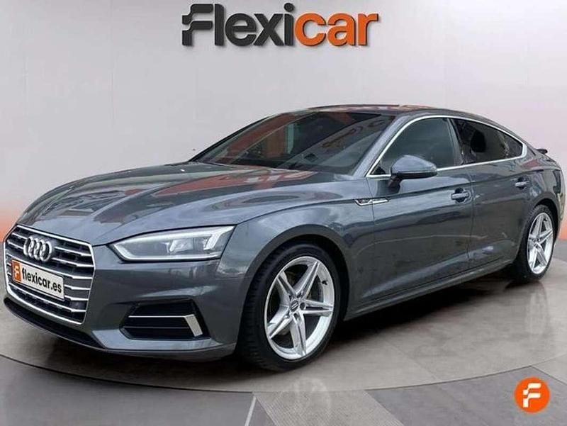 Usado Audi A5 Sportback 190 CV (139 kW) 2018 Gris Utilitario