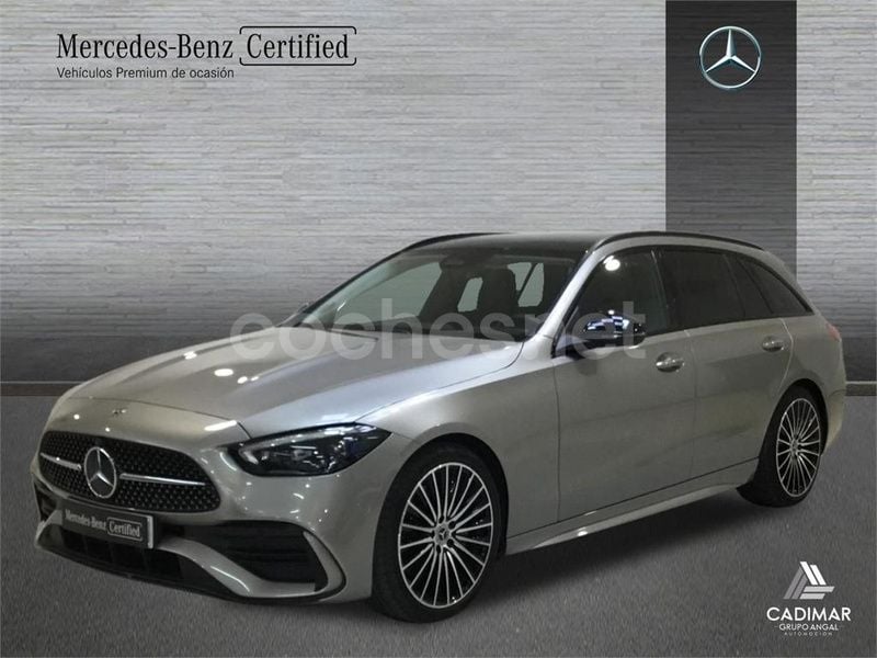 Gris Usado 2022 Mercedes C220 Familiar | 38.900 € (Precio justo) - Imagen 1/4
