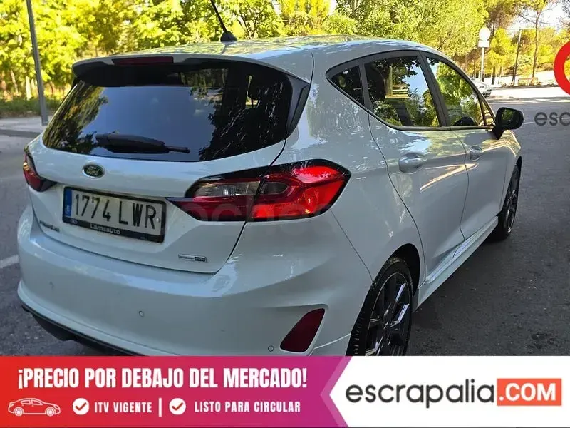 Usado Ford Fiesta ST-Line X 125 CV (91 kW) 2022 Blanco Utilitario