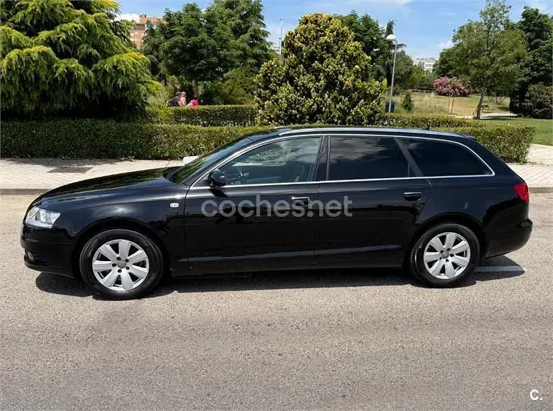 Usado Audi A6 S-Line 225 CV (165 kW) 2007 Negro Familiar