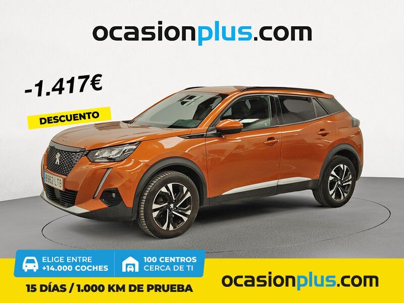 Naranja Usado 2021 Peugeot 2008 Allure SUV | 15.590 € (Precio justo) - Imagen 1/4