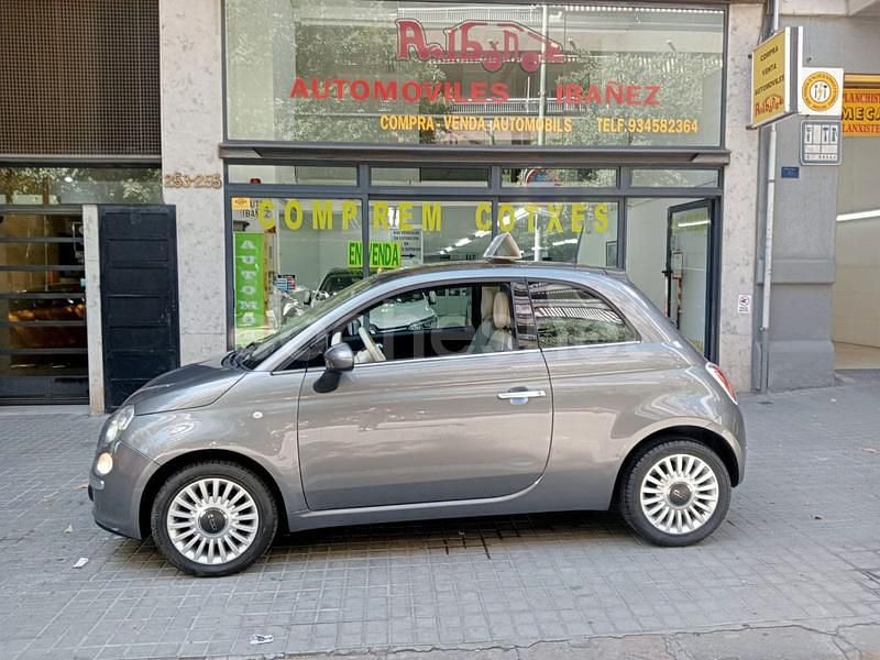 Usado Fiat 500 Lounge 69 CV (50 kW) 2013 Gris / plata Berlina
