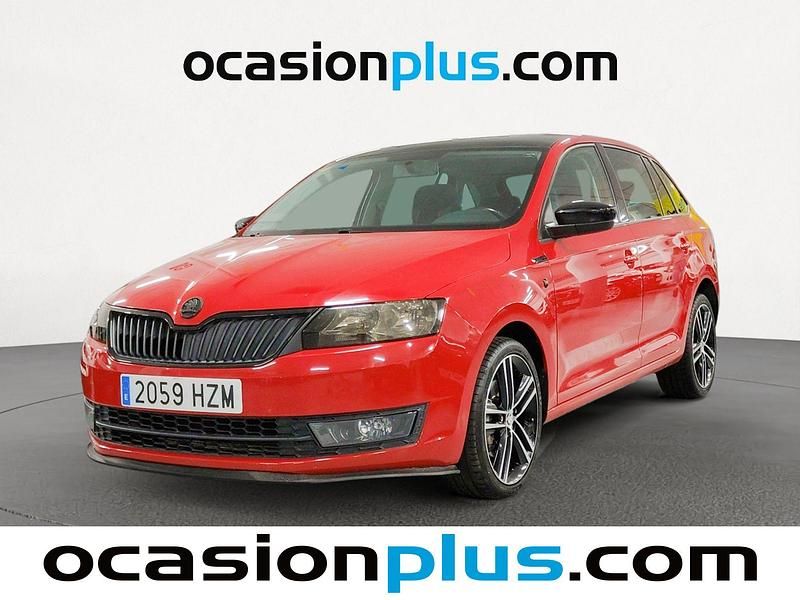 Rojo Usado 2014 Skoda Rapid Ambition Utilitario | 12.900 € (Caro) - Imagen 1/4
