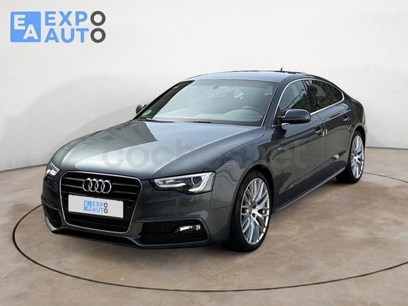 Usado Audi A5 Sportback S-Line 177 CV (130 kW) 2016 Gris / plata Utilitario