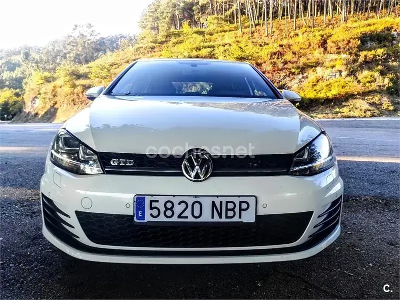 Usado VW Golf VII GTD 184 CV (135 kW) 2015 Blanco Berlina
