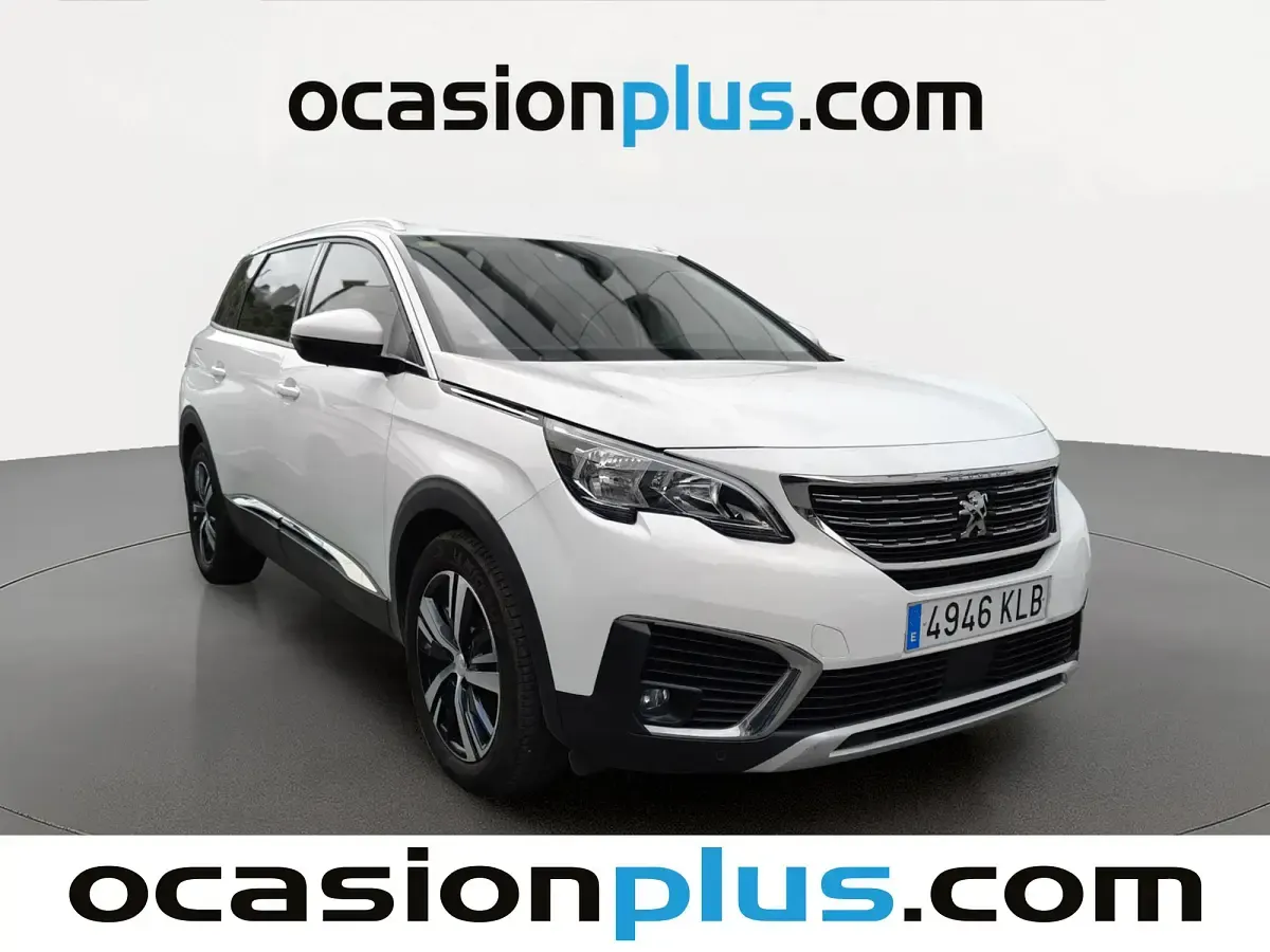 Käytetty Peugeot 5008 Allure 130 HP (95 kW) 2018 Valkoinen Katumaasturi