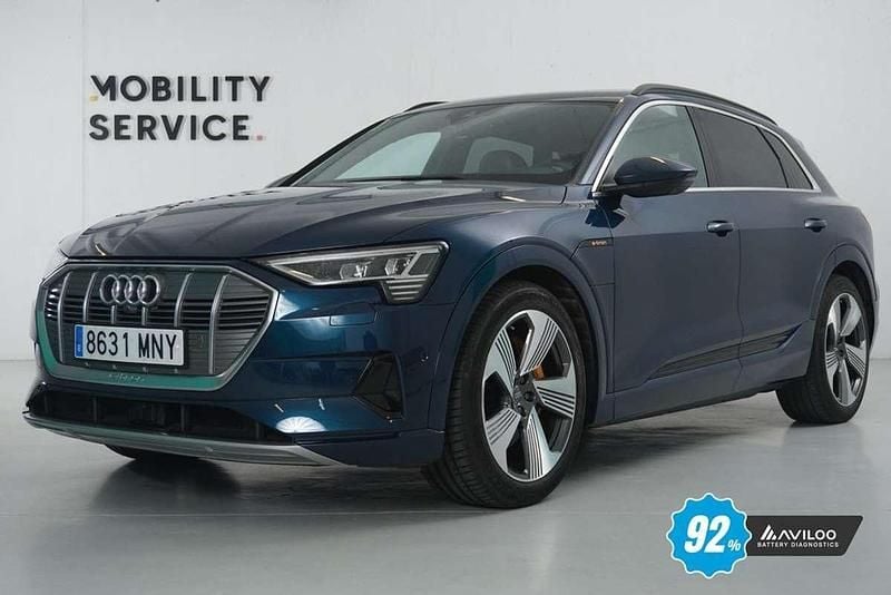 Usado Audi e-tron Advanced 300 kW (408 CV) 2019 Azul SUV