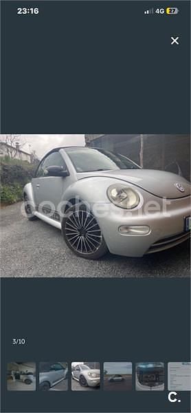 Usado VW New Beetle 100 CV (73 kW) 2004 Gris / plata Utilitario
