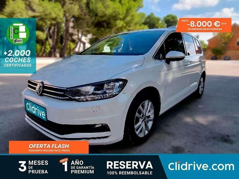 Blanco Usado 2018 VW Touran Advance Monovolumen | 14.890 € (Precio justo) - Imagen 1/3