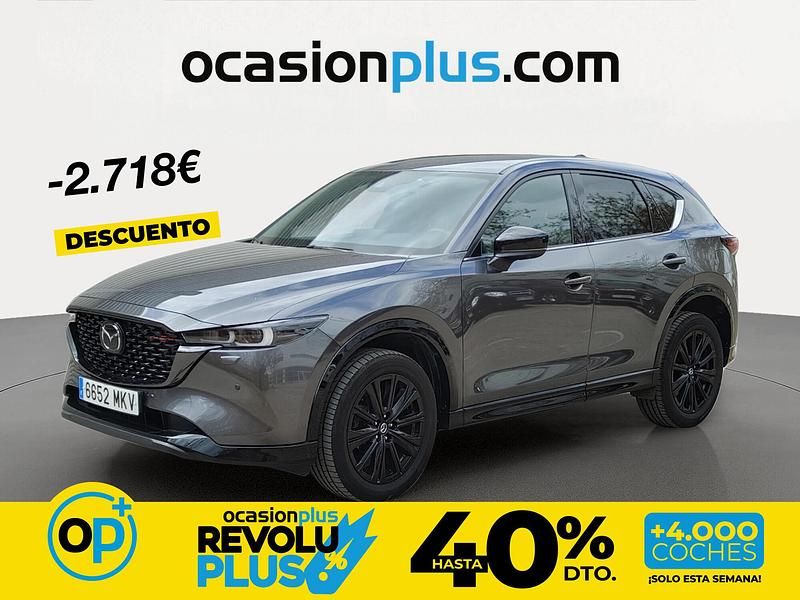 Usado Mazda CX-5 Homura-Line 165 CV (121 kW) 2023 Gris SUV