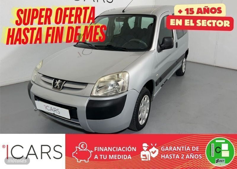 Usado Peugeot Partner Tepee 75 CV (55 kW) 2010 Gris Monovolumen