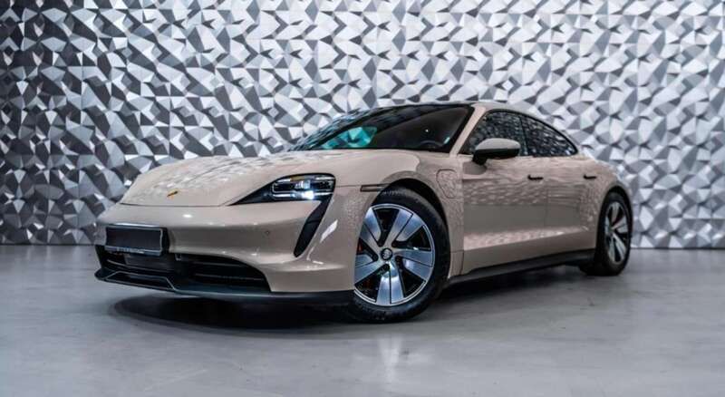 Beige Usado 2021 Porsche Taycan 4S Berlina | 69.000 € (Caro) - Imagen 1/4