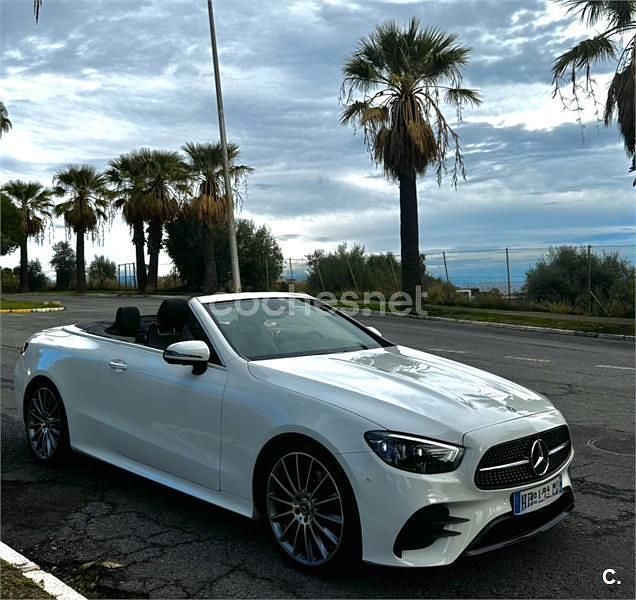 Usado Mercedes E220 194 CV (142 kW) 2021 Blanco Descapotable