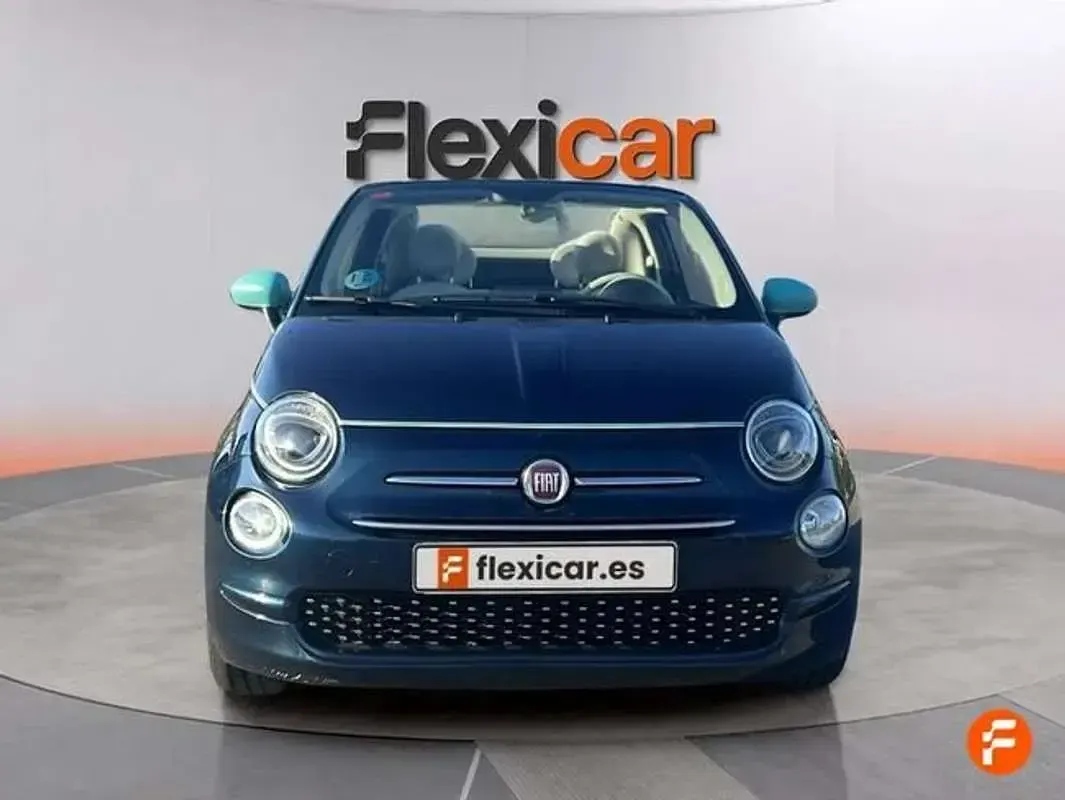 Usado Fiat 500C Dolcevita 71 CV (52 kW) 2020 Azul Descapotable