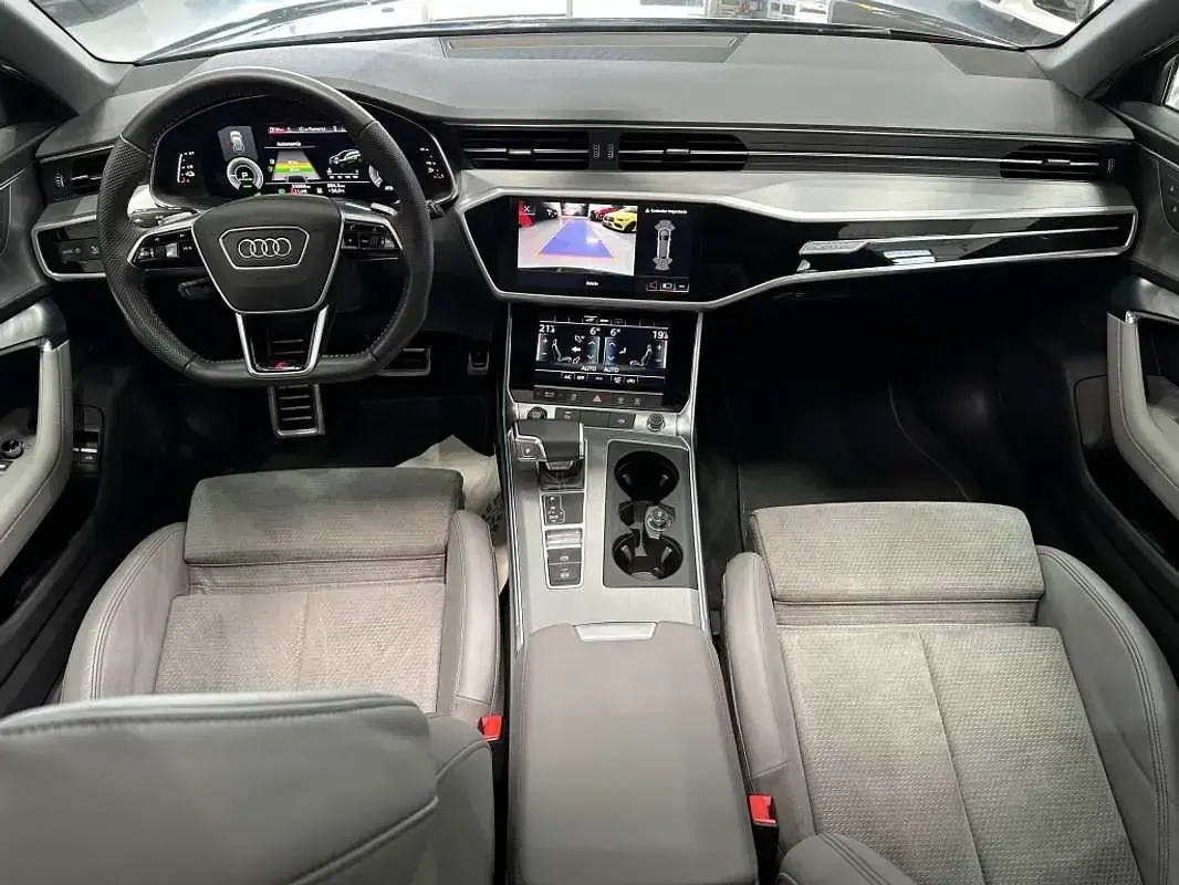 Usado Audi A6 S-Line 367 CV (269 kW) 2021 Negro Familiar