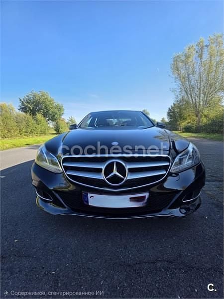 Usado Mercedes E200 136 CV (100 kW) 2015 Negro Berlina