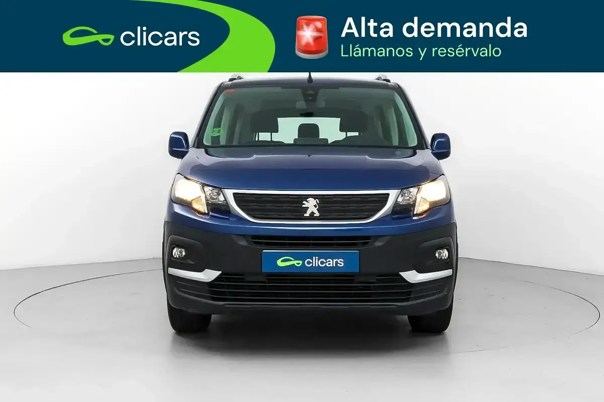 Usado Peugeot Rifter Active 110 CV (80 kW) 2019 Azul Monovolumen