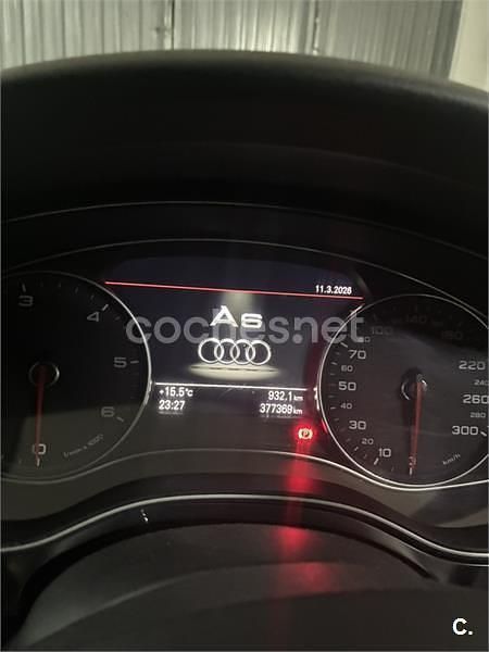 Usado Audi A6 204 CV (150 kW) 2013 Negro Familiar